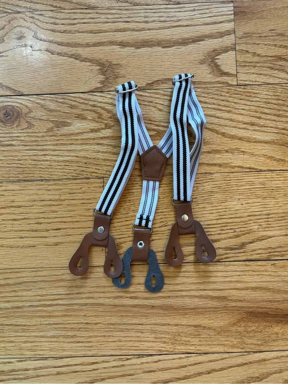 Baby Floral Suspender Outfit Set w/ Bow Tie & Hat | 4-Piece